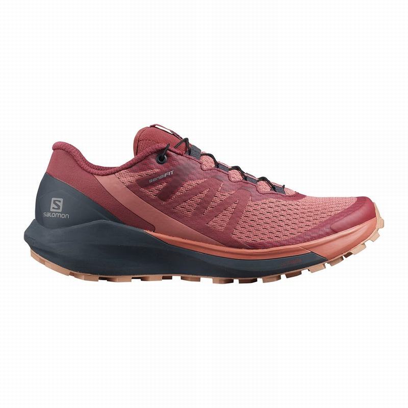 Salomon SENSE RIDE 4 Zapatillas De Running Mujer - Rojas Oscuro - Colombia (89670-KUCN)